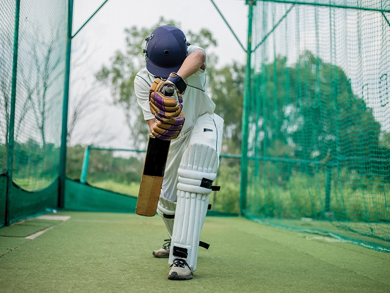 Cricket practice area at Aessen Phase-1 Thane project