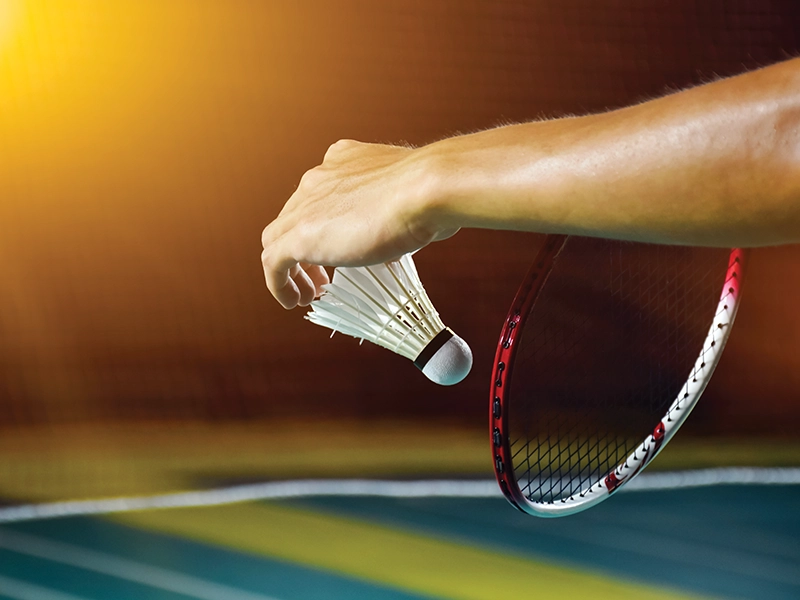 Badminton court at Aessen Phase-1 Thane project
