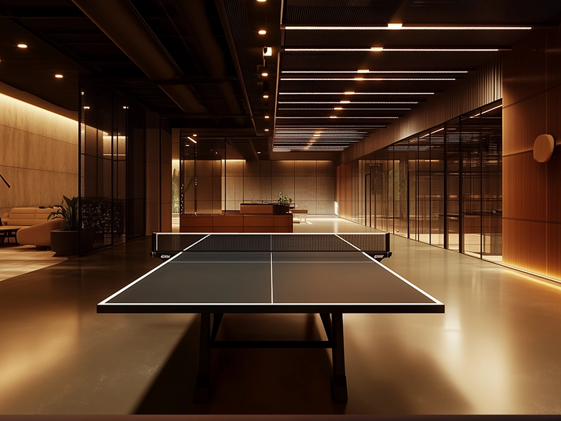 Indoor games zone at Aessen Phase-1 Thane project